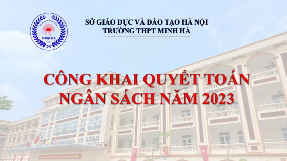 CÔNG KHAI QUYẾT TOÁN NGÂN SÁCH NĂM 2023