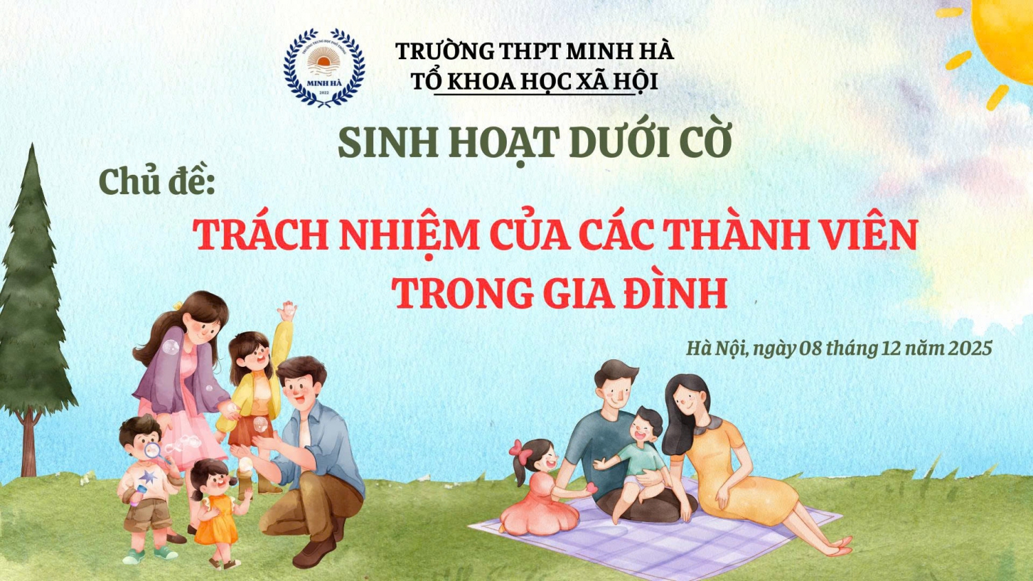 SHDC: TRÁCH NHIỆM CỦA CÁC THÀNH VIÊN TRONG GIA ĐÌNH