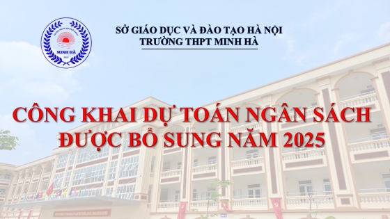 CÔNG KHAI DỰ TOÁN NGÂN SÁCH ĐƯỢC BỔ SUNG NĂM 2025