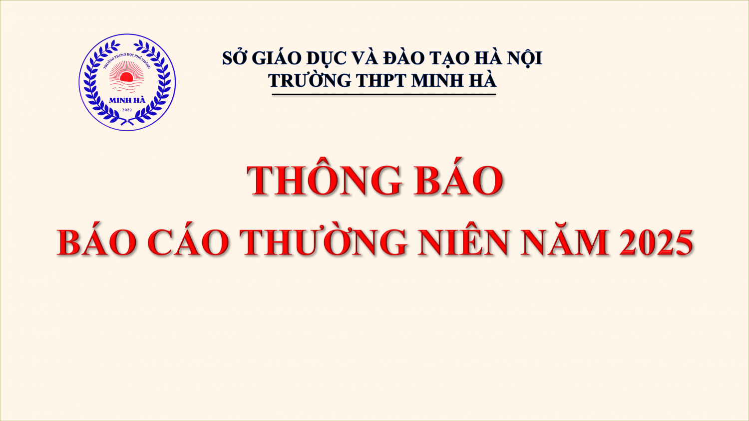 Báo cáo thường niên năm 2025